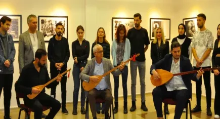 Aşık Veysel’in torunu Ege Üniversitesi'ne konuk oldu