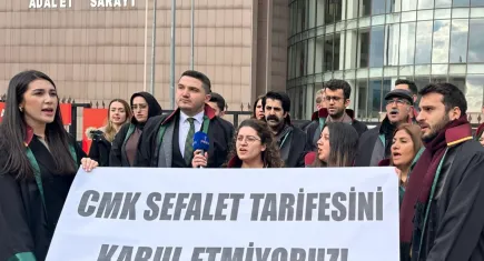 Avukatlar eylemde… Yüzde 58.4 oranındaki artışa tepki! 