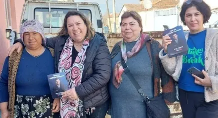 CHP’li kadınlardan alanlarda seçim çalışması