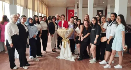 Ödemiş Sağlık Bilimleri Fakültesinde Öğr. Gör. Okan için törenle töreni yapıldı