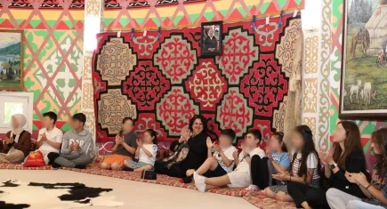 İrem Beyza Elban şehit ve devlet gözetimindeki çocuklarla buluştu