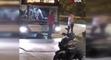 Ankara’da otobüs şoförü ile yolcu arasında bıçaklı kavga