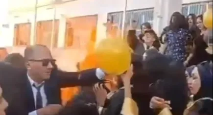 Mezuniyet kutlamasında korkunç patlama: Helyum gazlı balonlar alev aldı!