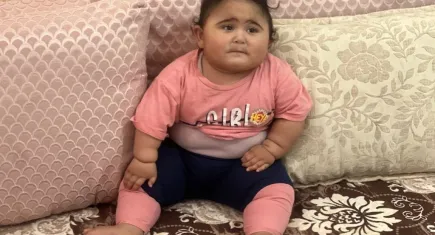 Şanlıurfa'da bu bebeği gören gözlerine inanamıyor: 11 ayda 20 kiloyu geçti