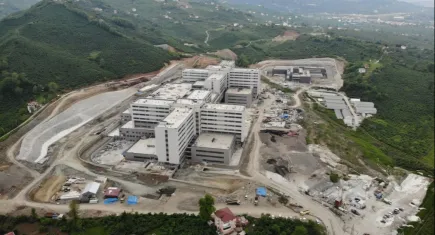 Ordu Şehir Hastanesi'nin inşaatında sona yaklaşıldı