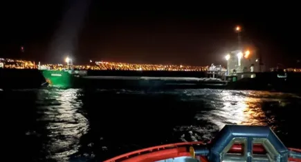 Çanakkale Boğazı’nda kargo gemisi arızalandı