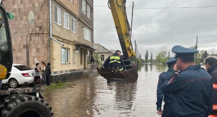 Ermenistan'da sel felaketi!