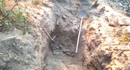 Aydın'da sit alanında kaçak kazıya baskın