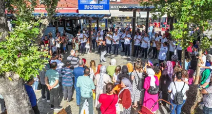 Denizli'de meydanlar kültür ve sanatın