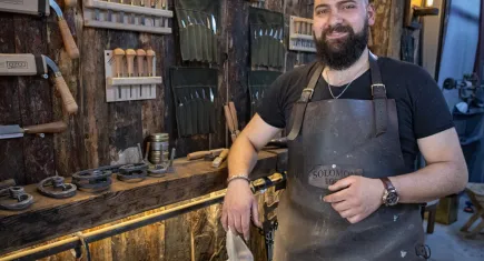 Bayram öncesi bıçak bileme mesaisi