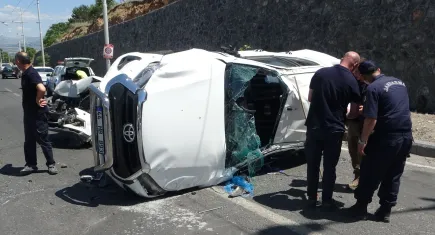 Malatya'da trafik kazası: Askeri araç da karıştı