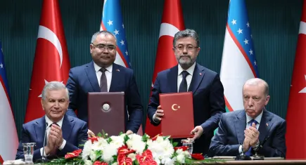 Türkiye ve Özbekistan arasında 18 anlaşma