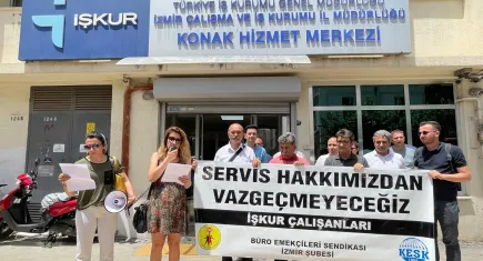 Büro Emekçileri servis haklarını geri istiyor