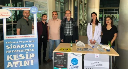 Düzce’de sigara bırakılması için stant açıldı