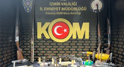 İzmir haber: Ödemiş'te yasa dışı silah ticareti operasyonu