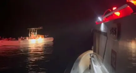 Muğla'da düzensiz göçmenler lastik botta yakalandı
