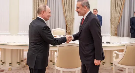 Dışişleri Bakanı Hakan Fidan, Putin ile Kremlin'de görüştü