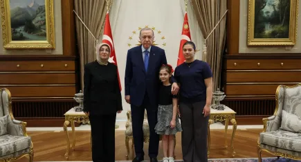 Cumhurbaşkanı Erdoğan, Ayşe Ateş'i kabul etti