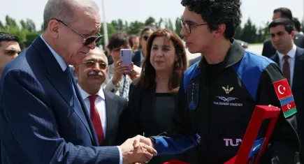 Cumhurbaşkanı Erdoğan, Türkiye'nin ikinci astronotu Atasever'i kabul etti