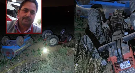 İzmir Haber: Tire'de traktör şarampole devrildi, sürücüsü yaşamını yitirdi