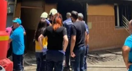 Yatalak hasta yangın kurbanı oldu