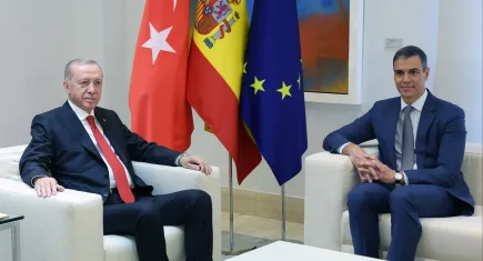 Cumhurbaşkanı Erdoğan İspanya Başbakanı Sanchez ile görüştü