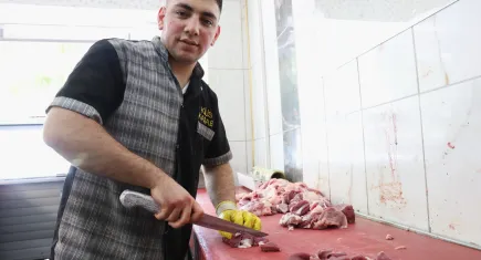 Kasapların kıyma mesaisi başladı