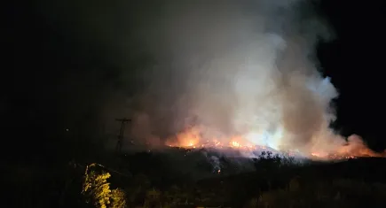 Sarıyer’de korkutan yangın