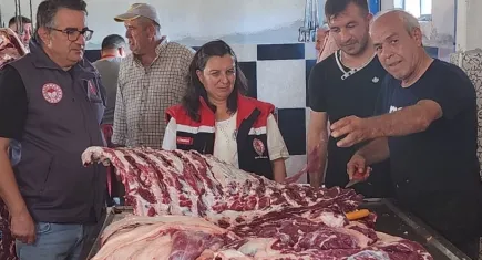 Çanakkale'de kurban kesim yerlerine denetleme