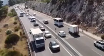 Muğla’da 15 kilometrelik araç kuyruğu