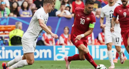 Sırbistan son saniyede beraberliği kurtardı! Slovenya - Sırbistan: 1-1