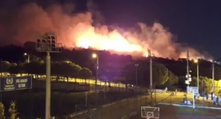 İzmir Gaziemir'de yangın!