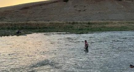 Kezer Çayı'nda mahsur kalan ailenin yardımına ekipler koştu