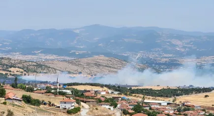 Balıkesir Kepsut’ta arazi yangını!