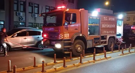 Aydın Devlet Hastanesi'nde yangın!