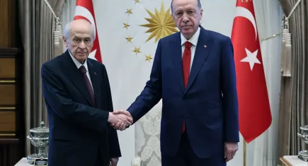 Cumhurbaşkanı Erdoğan Devlet Bahçeli ile görüştü