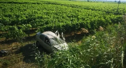Manisa’da kaza: Sürücü ölümden döndü