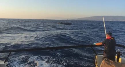 Muğla Bodrum’da düzensiz göçmenler kurtarıldı