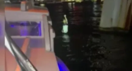Köprüden denize düşen genci, kaptan kurtardı