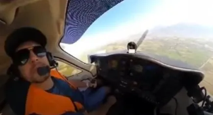Havada motoru duran uçağın pilotu: Olabildiğince sakin kaldım