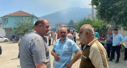 Menderes Belediye Başkanı Çiçek'ten yangın açıklaması