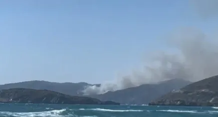 Muğla Marmaris’te yangın: Bölgeye ekipler sevk edildi