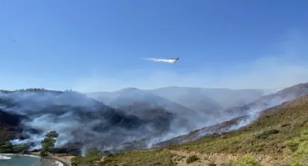 Marmaris yangınına neden olduğu düşünülen karavanlılar gözaltına alındı