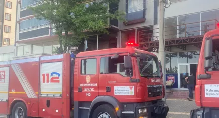 Depoda çıkan yangın paniğe yol açtı
