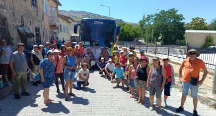 Ege’den çıkıp Çemişgezek ilçesinde tatil yaptılar