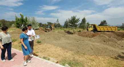 Başkan Sengel devam eden çalışmaları inceledi