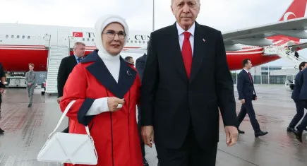 Cumhurbaşkanı Erdoğan milli maç için Berlin'de