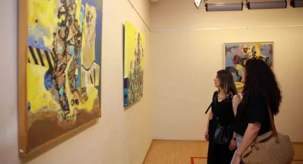 Gaziantep'te Soyut Figüratif ve Soyutlama temalı resim sergisi