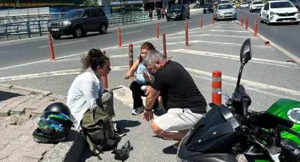 Trafikte epilepsi krizi geçirdi: Ölümden son anda kurtuldu