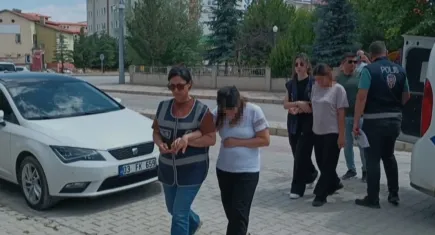 Hamile hırsızlar suçüstü yakalandı